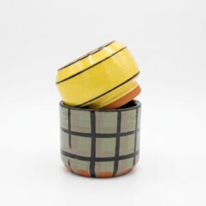 Petite boîte Kaki & Jaune