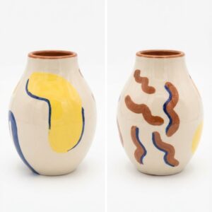 Vase motif abstrait #2