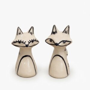 Couple de renards polaires